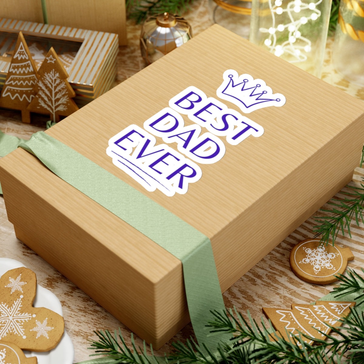 Best Dad Ever Kiss-Cut Stickers
