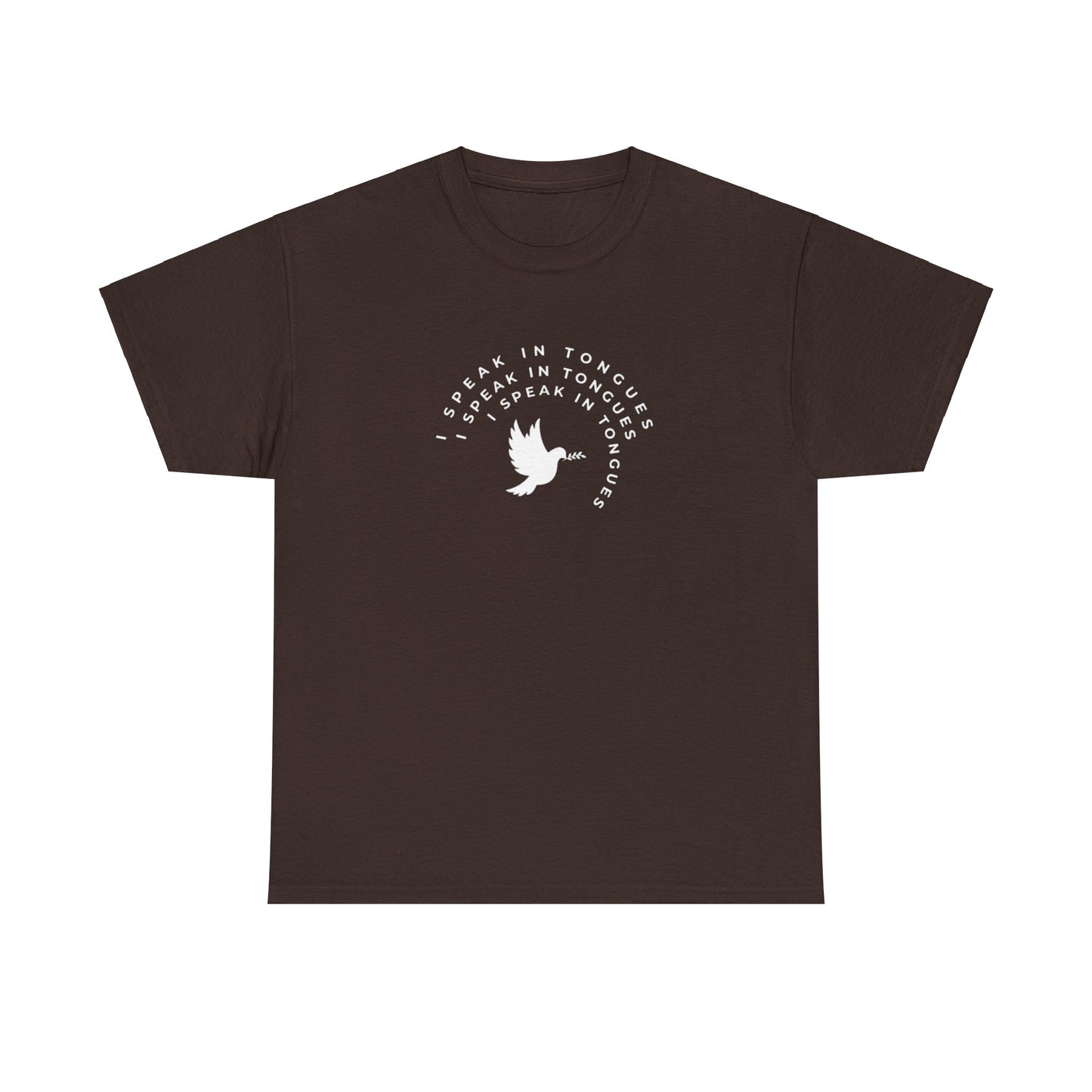 Speak In Tongues White Dove Unisex Cotton T-Shirt
