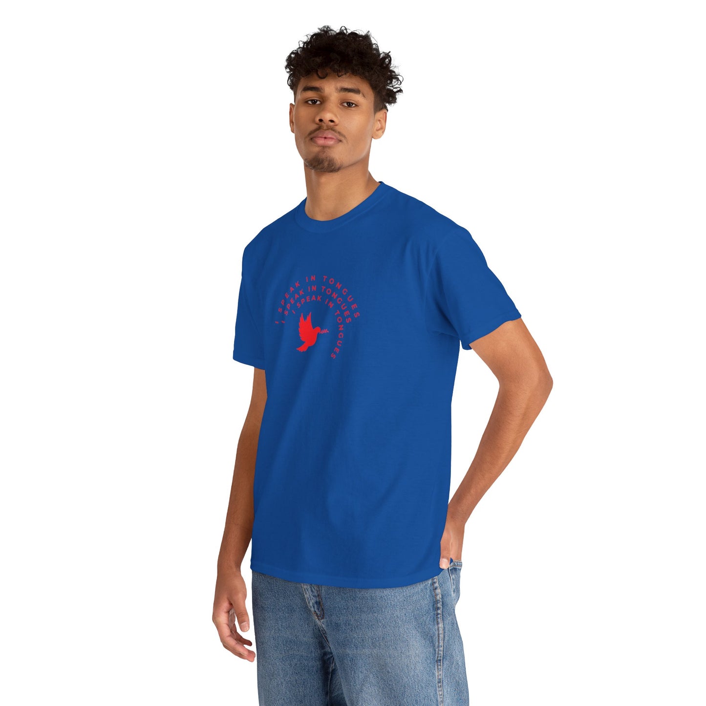 Speak In Tongues Red Dove Unisex Cotton T-Shirt