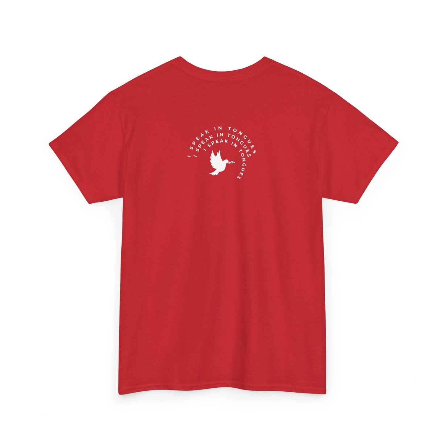 Speak In Tongues White Dove Unisex Cotton T-Shirt