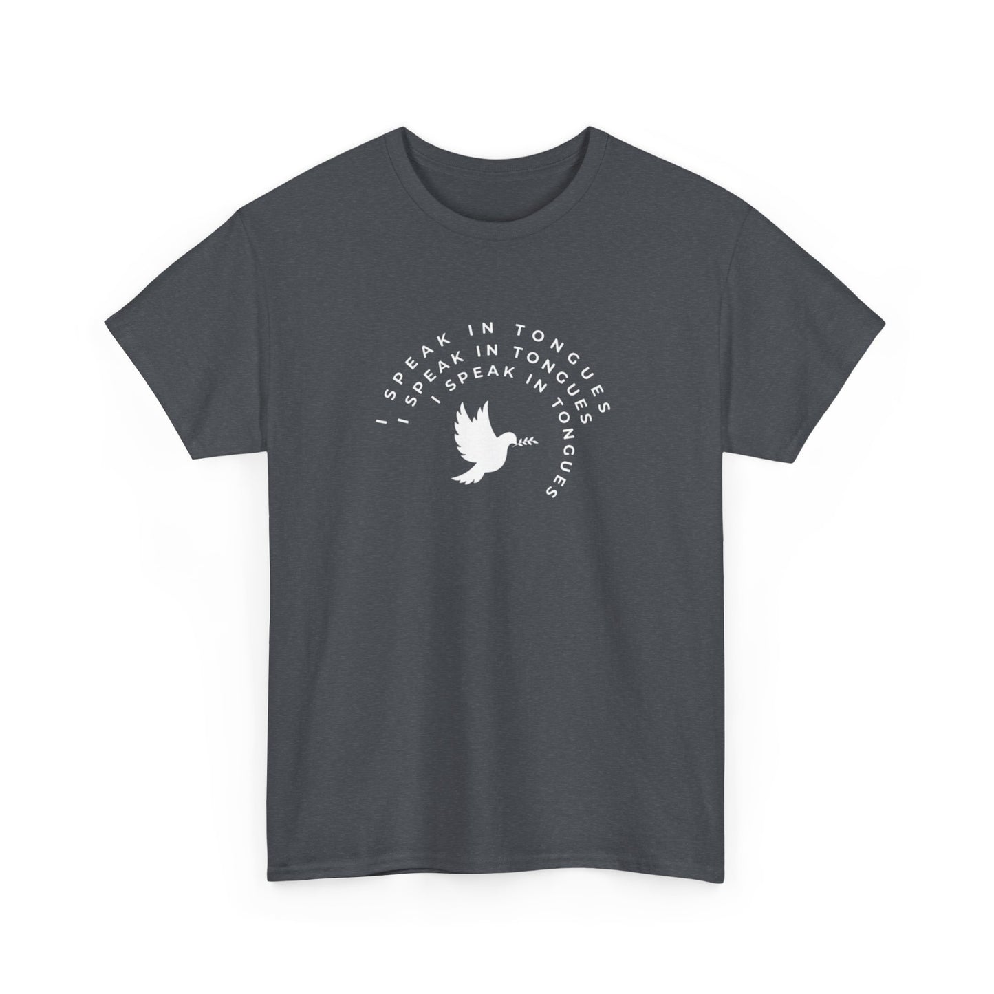 Speak In Tongues White Dove Unisex Cotton T-Shirt