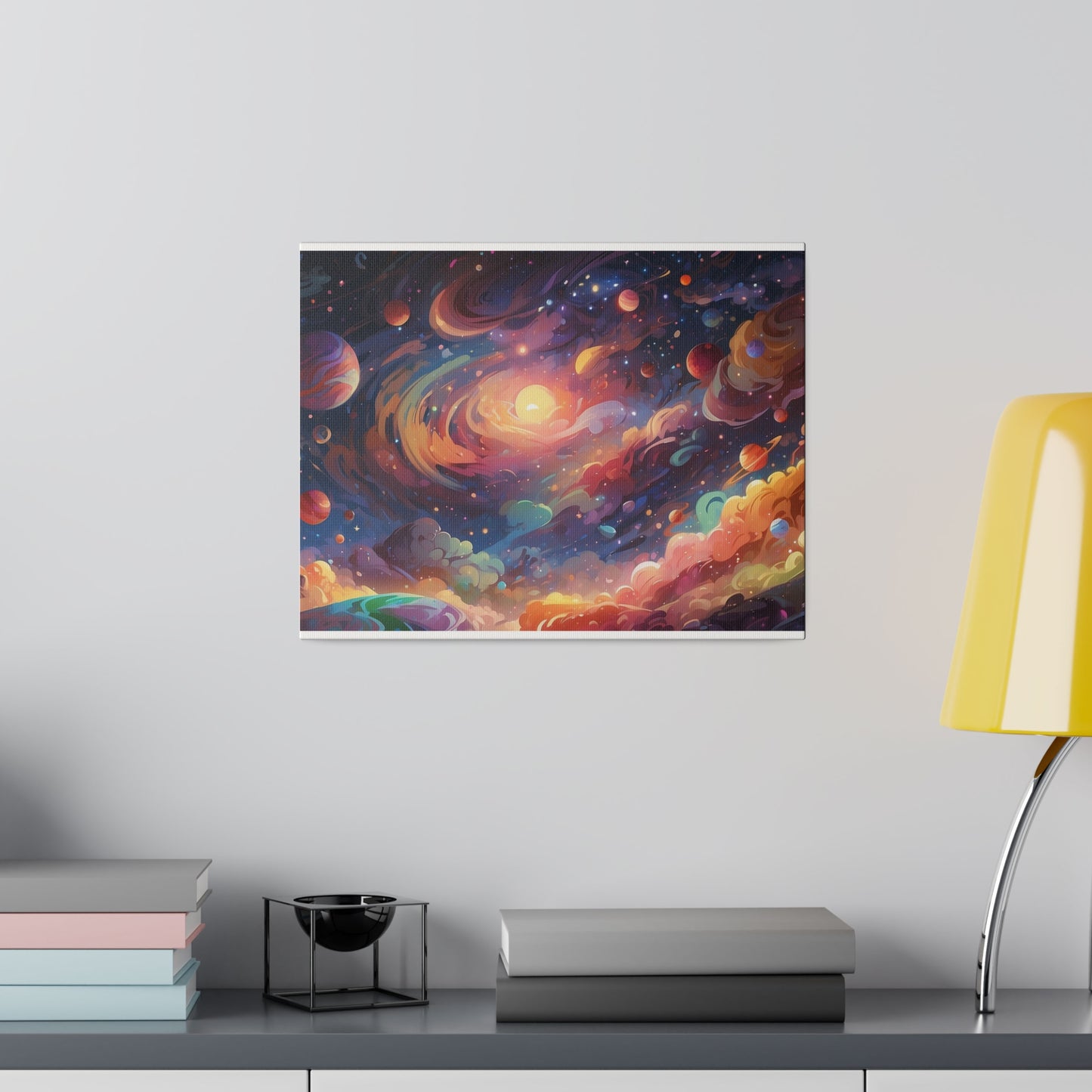 Glorious Galaxy Original Art Matte Canvas