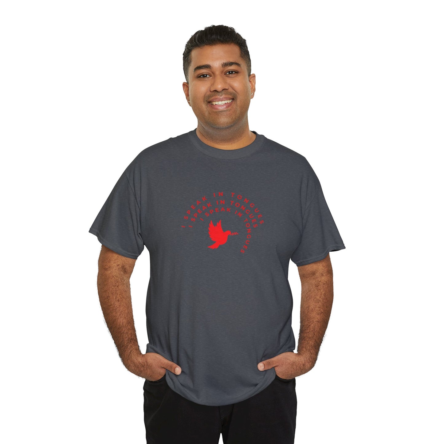 Speak In Tongues Red Dove Unisex Cotton T-Shirt