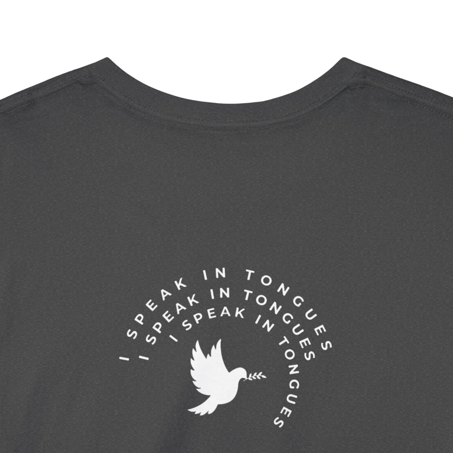 Speak In Tongues White Dove Unisex Cotton T-Shirt