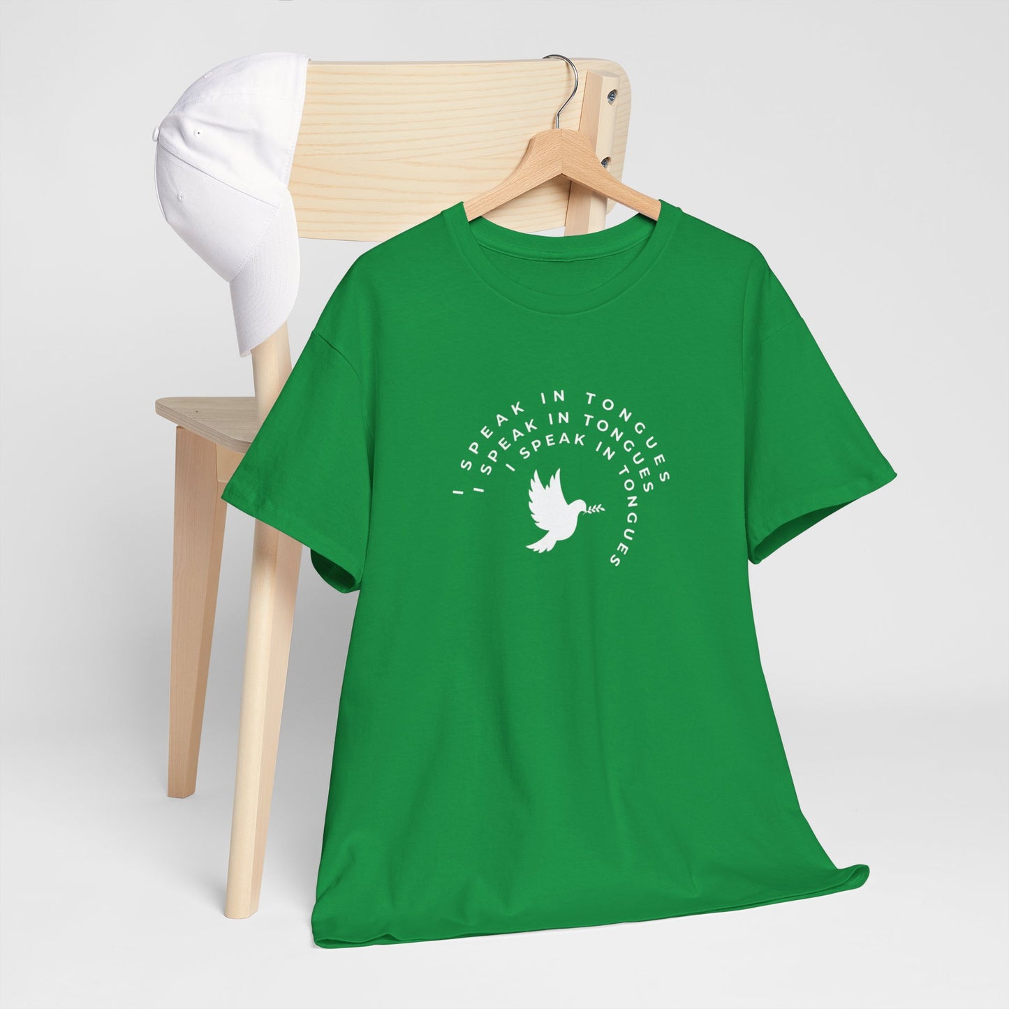 Speak In Tongues White Dove Unisex Cotton T-Shirt