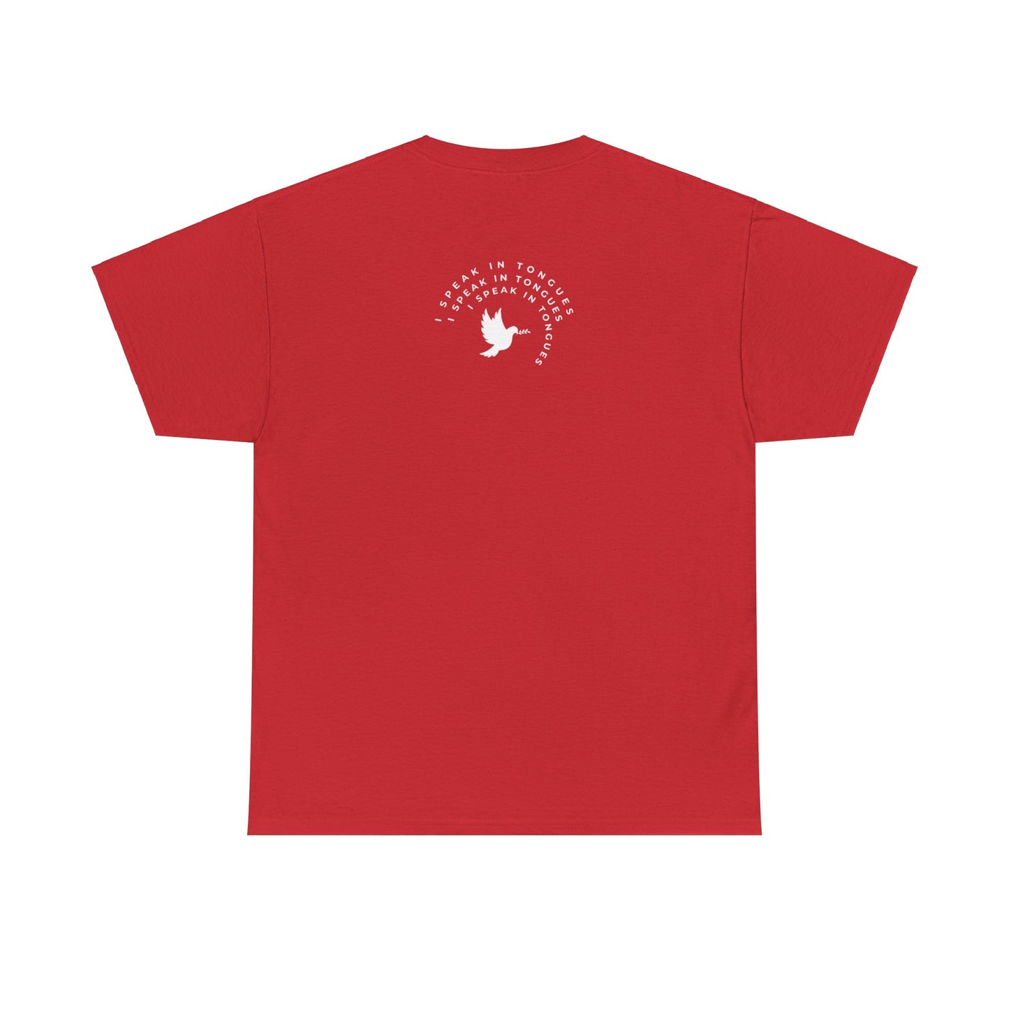 Speak In Tongues White Dove Unisex Cotton T-Shirt