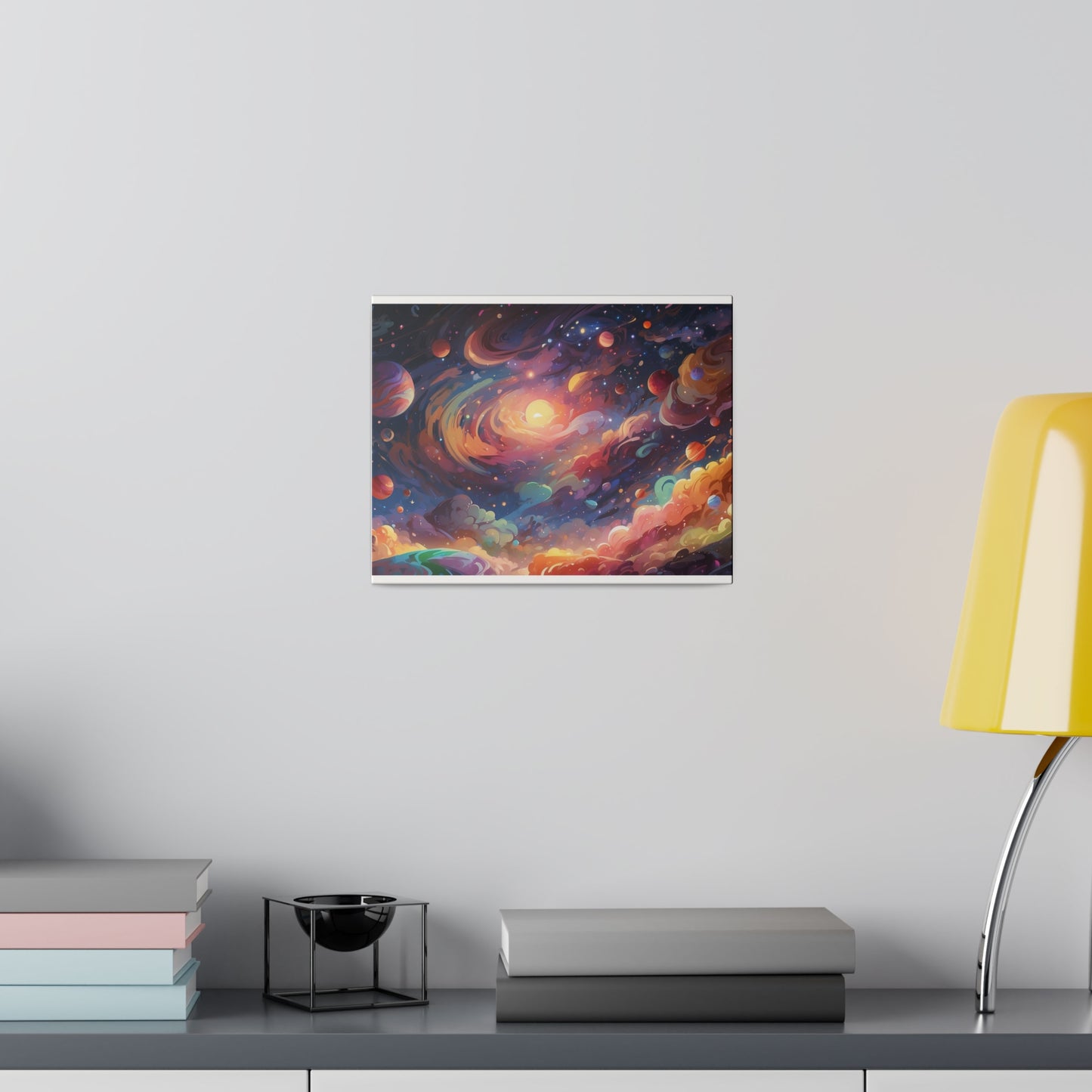 Glorious Galaxy Original Art Matte Canvas