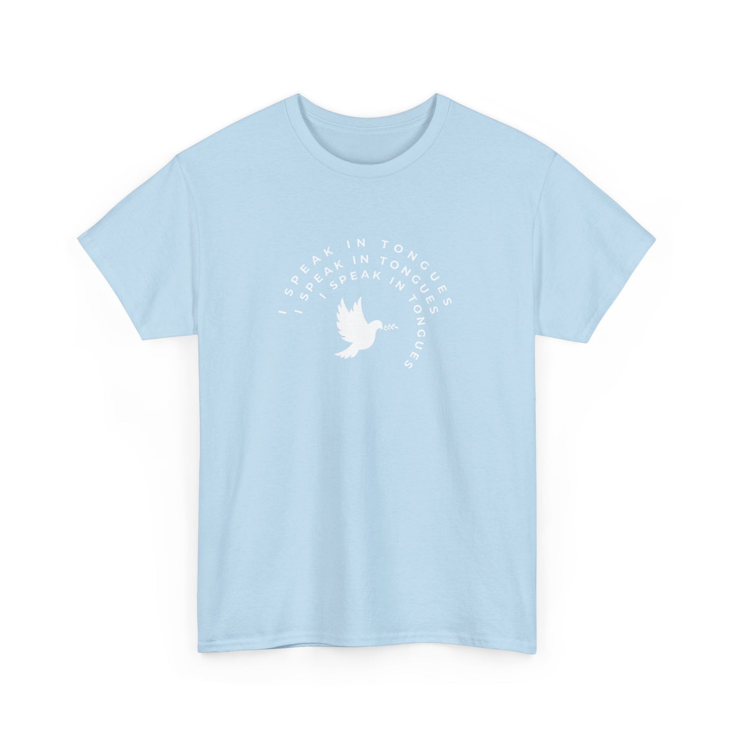 Speak In Tongues White Dove Unisex Cotton T-Shirt