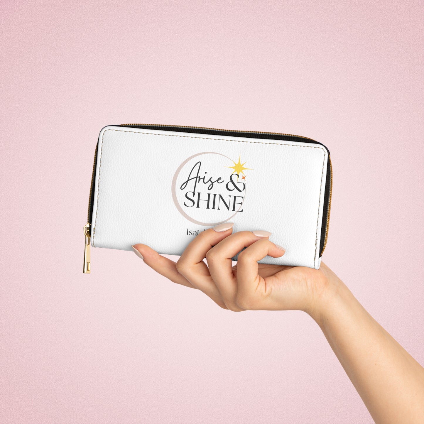 Arise & Shine Zipper Wallet