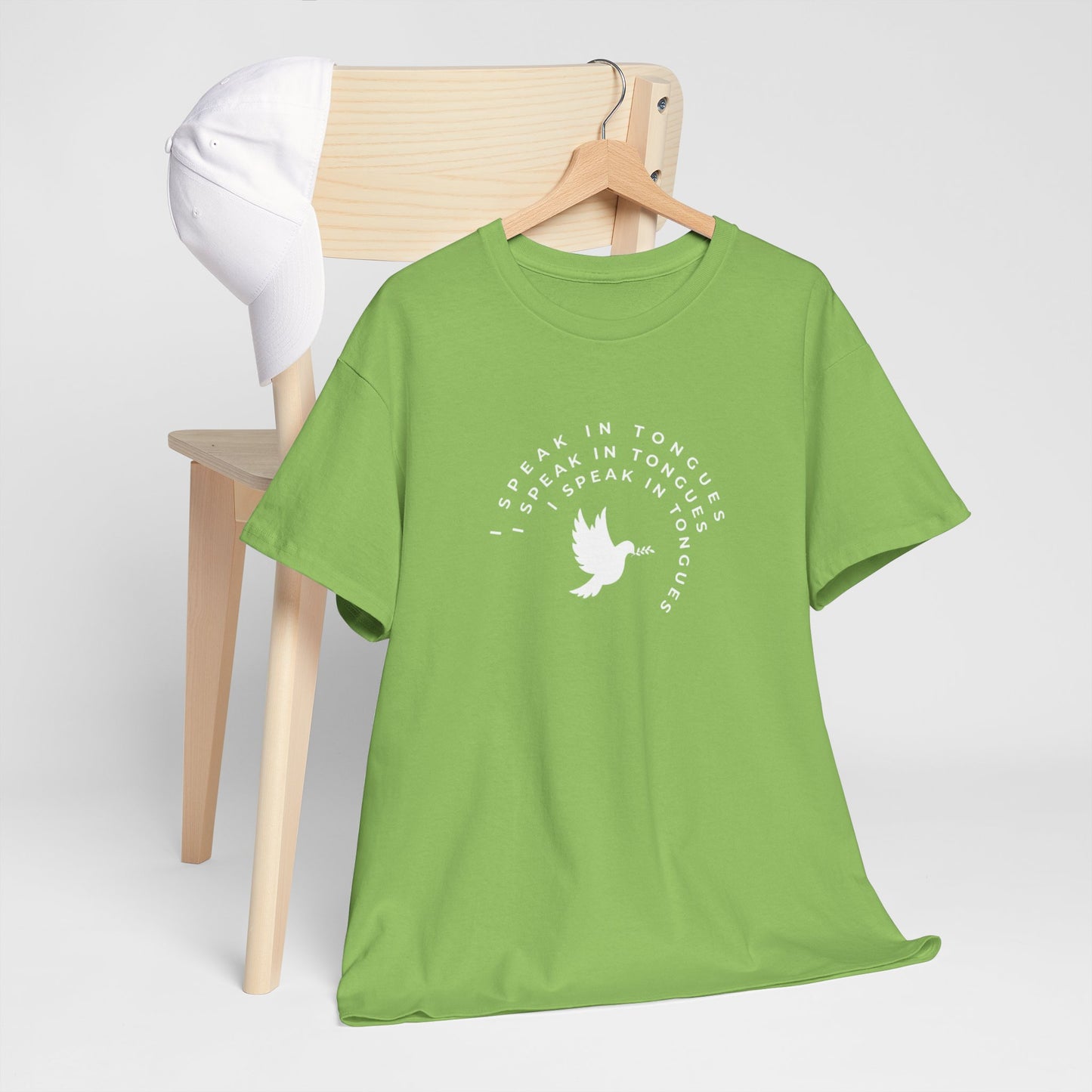 Speak In Tongues White Dove Unisex Cotton T-Shirt