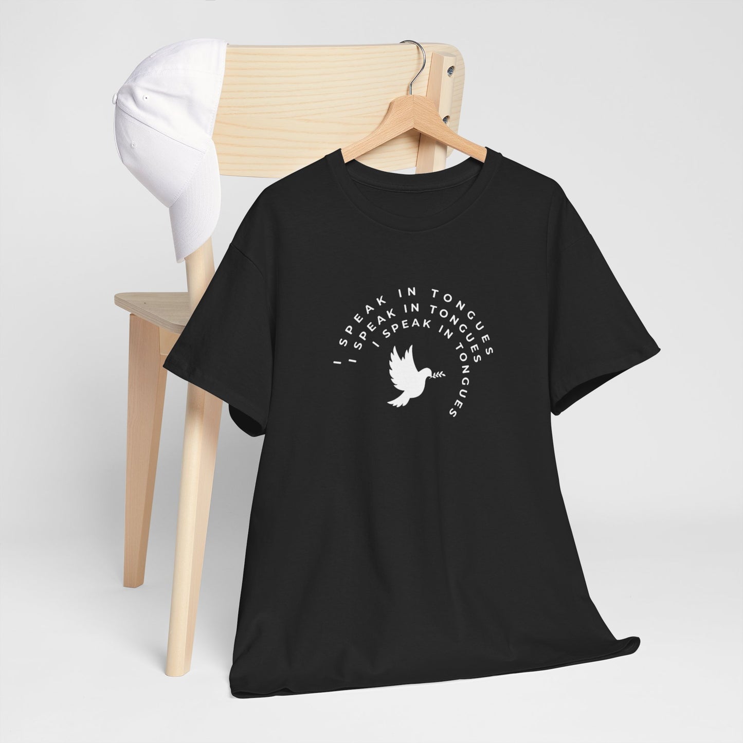 Speak In Tongues White Dove Unisex Cotton T-Shirt