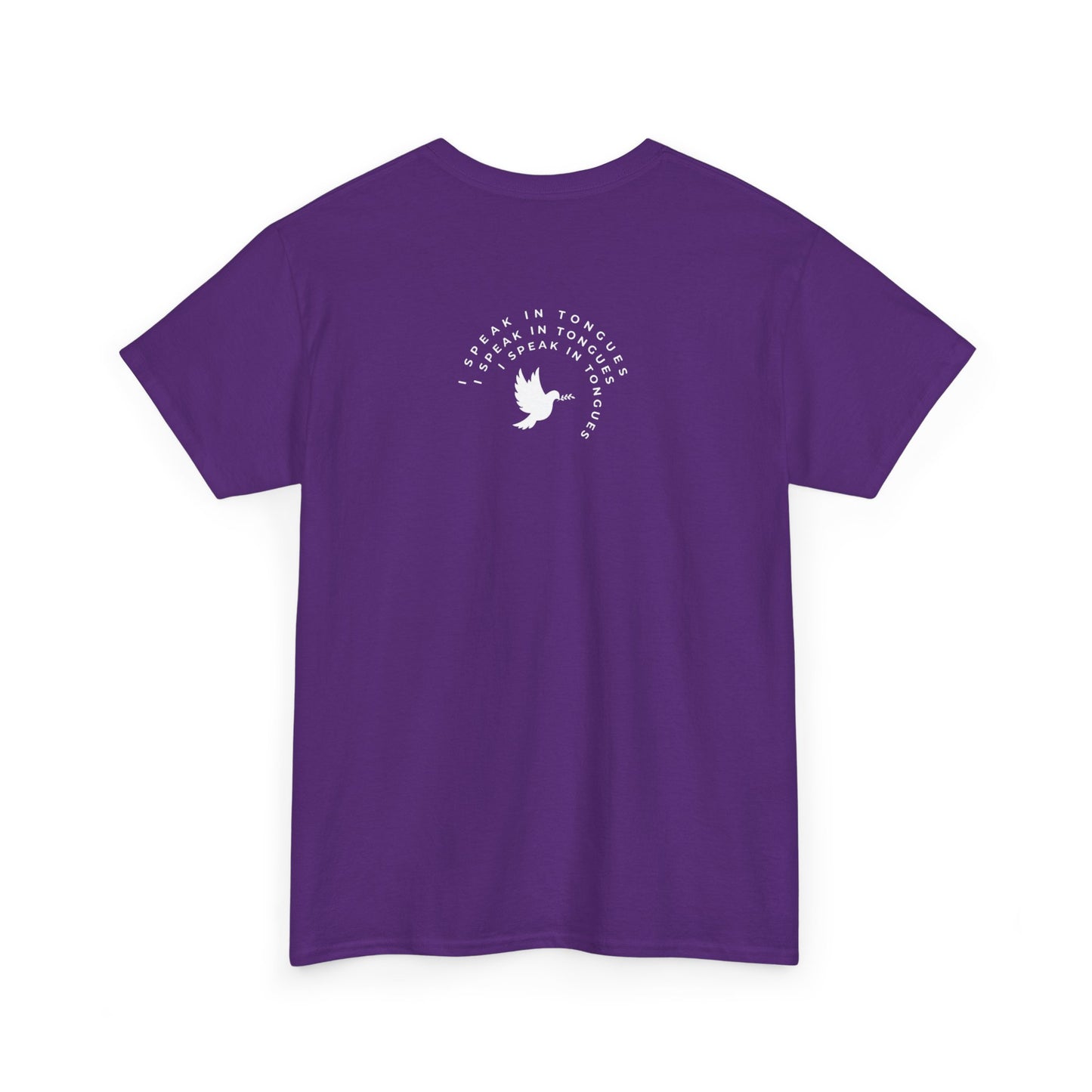 Speak In Tongues White Dove Unisex Cotton T-Shirt
