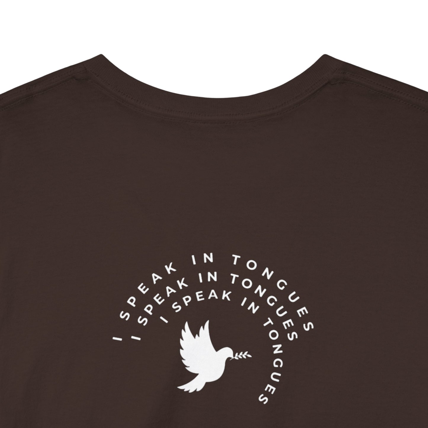 Speak In Tongues White Dove Unisex Cotton T-Shirt