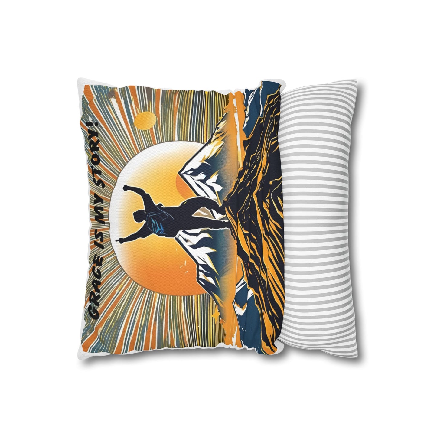 Spun Polyester Square Pillowcase