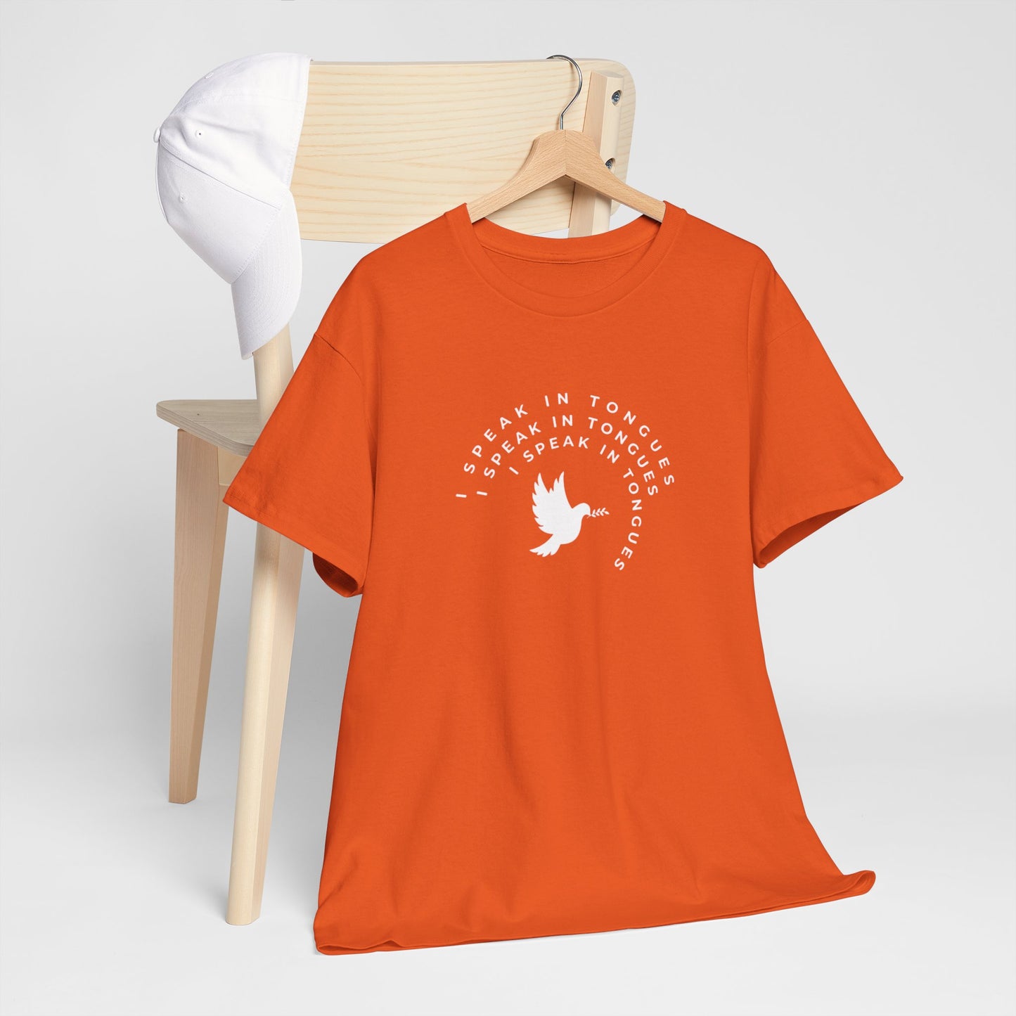Speak In Tongues White Dove Unisex Cotton T-Shirt