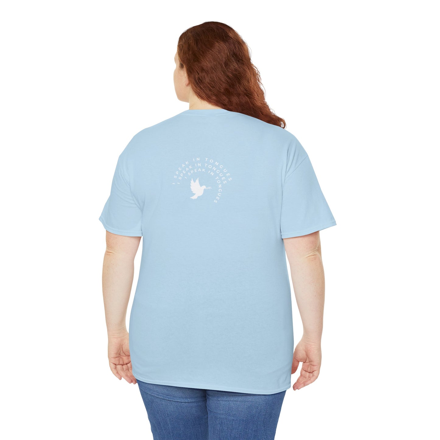 Speak In Tongues White Dove Unisex Cotton T-Shirt