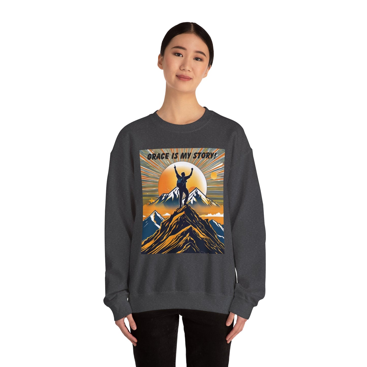 Grace Is My Story Unisex Crewneck Sweatshirt