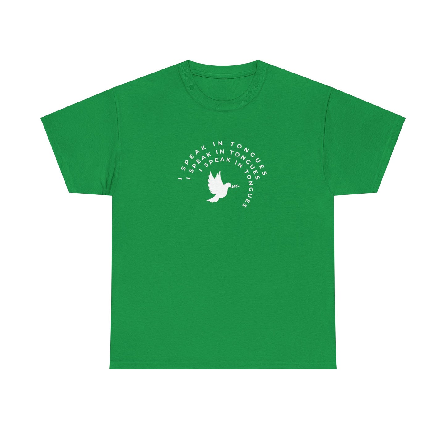 Speak In Tongues White Dove Unisex Cotton T-Shirt