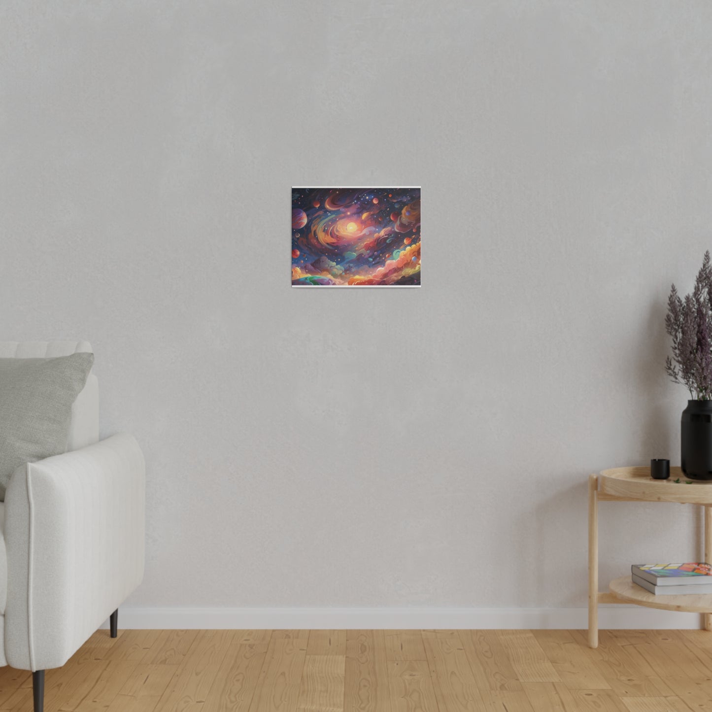 Glorious Galaxy Original Art Matte Canvas
