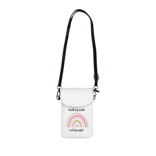 Walk By Faith Rainbow Phone Wallet