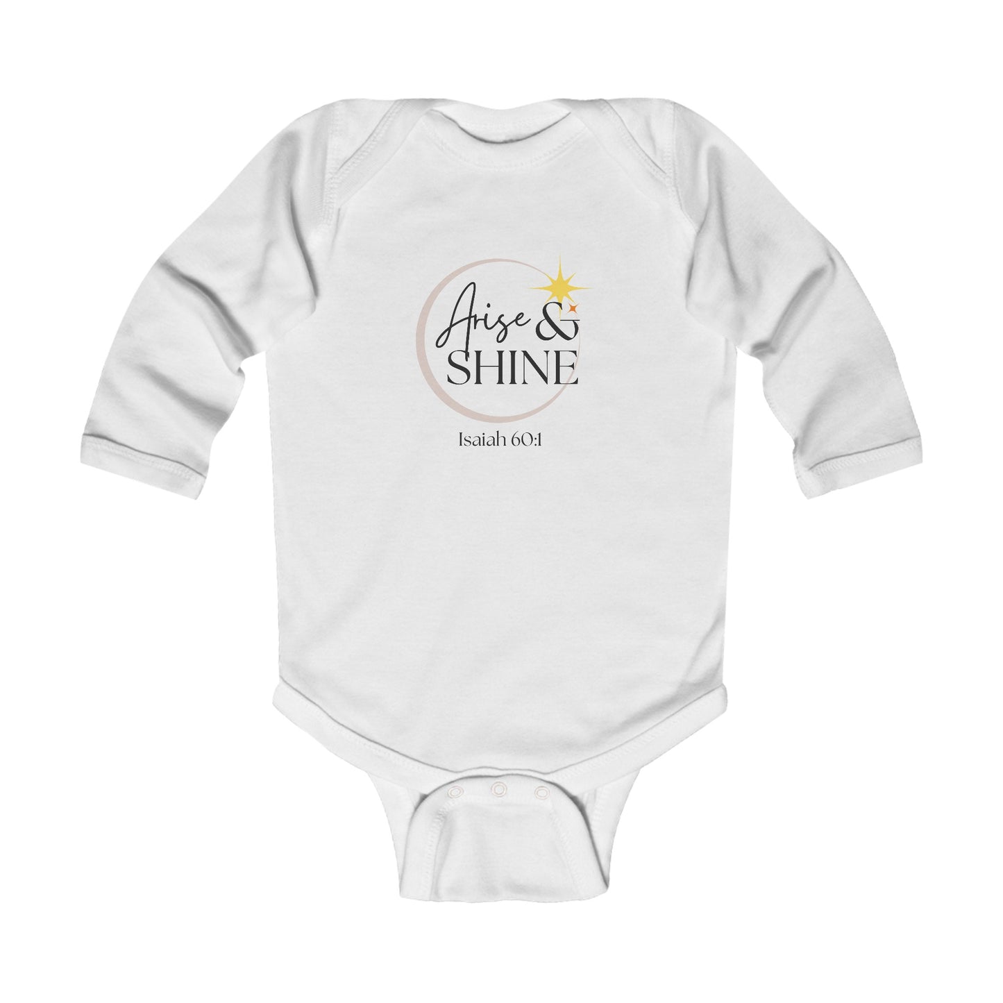 Arise & Shine Infant Long Sleeve Bodysuit