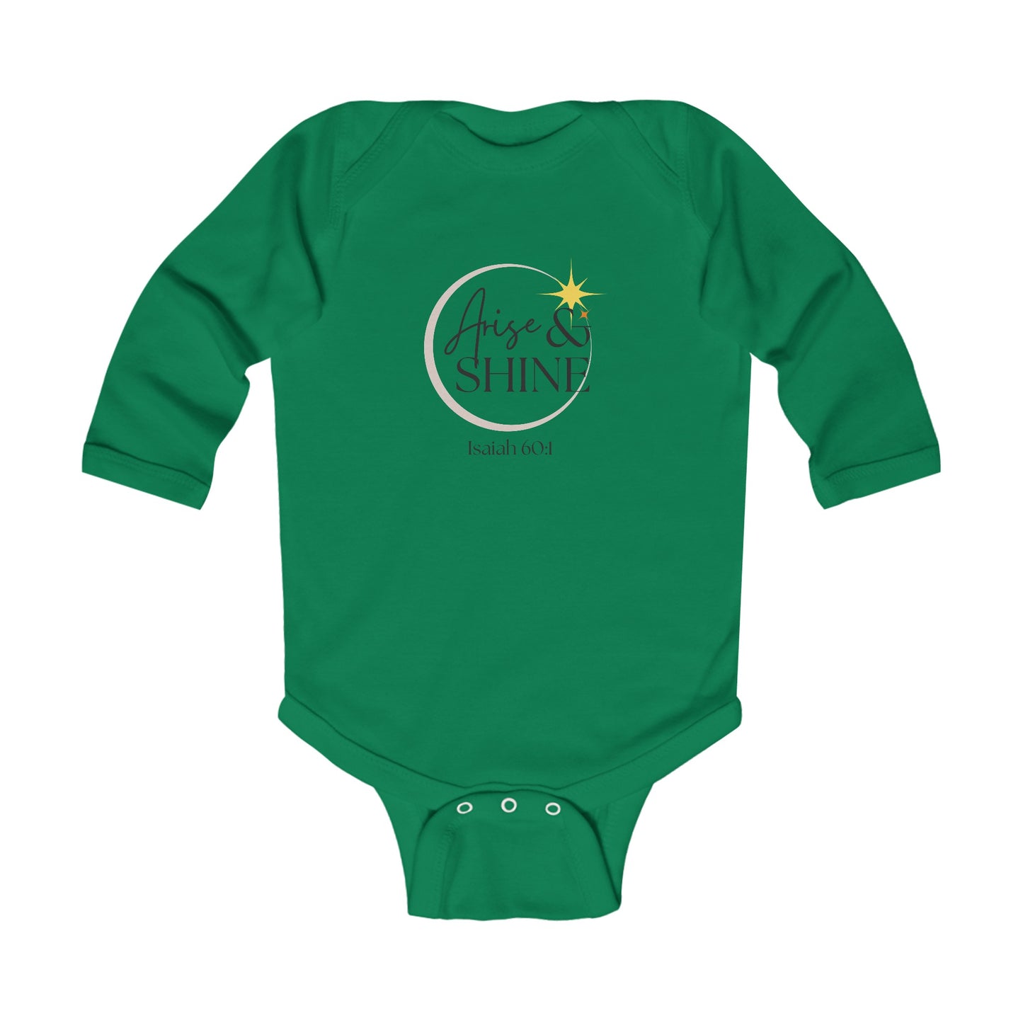 Arise & Shine Infant Long Sleeve Bodysuit