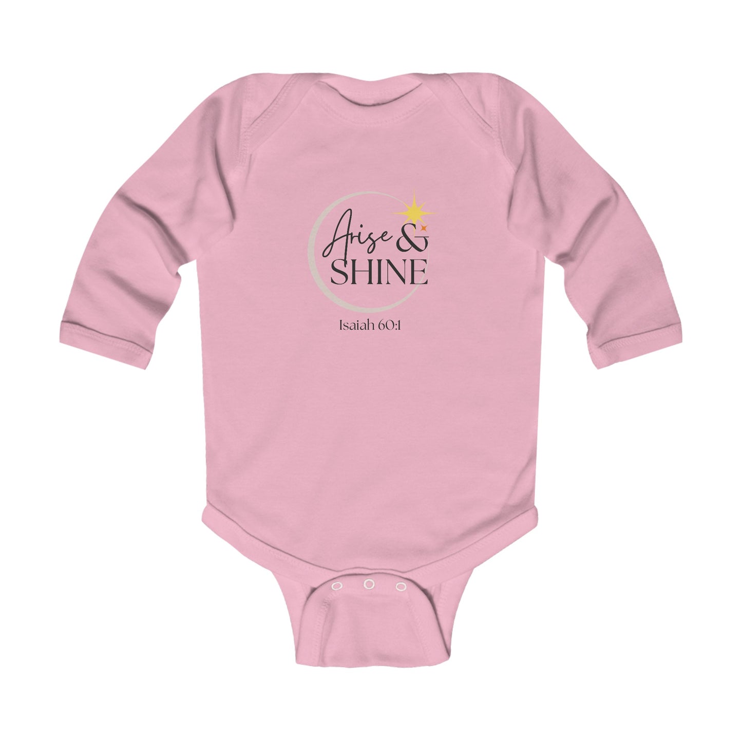 Arise & Shine Infant Long Sleeve Bodysuit