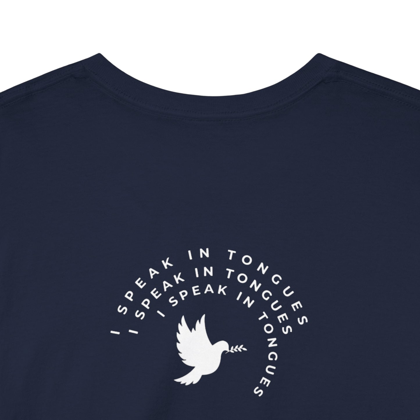 Speak In Tongues White Dove Unisex Cotton T-Shirt