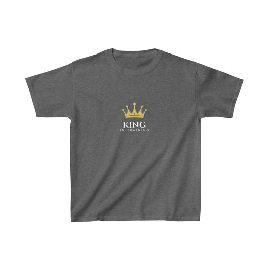 King in Training Kids Cotton T-Shirt