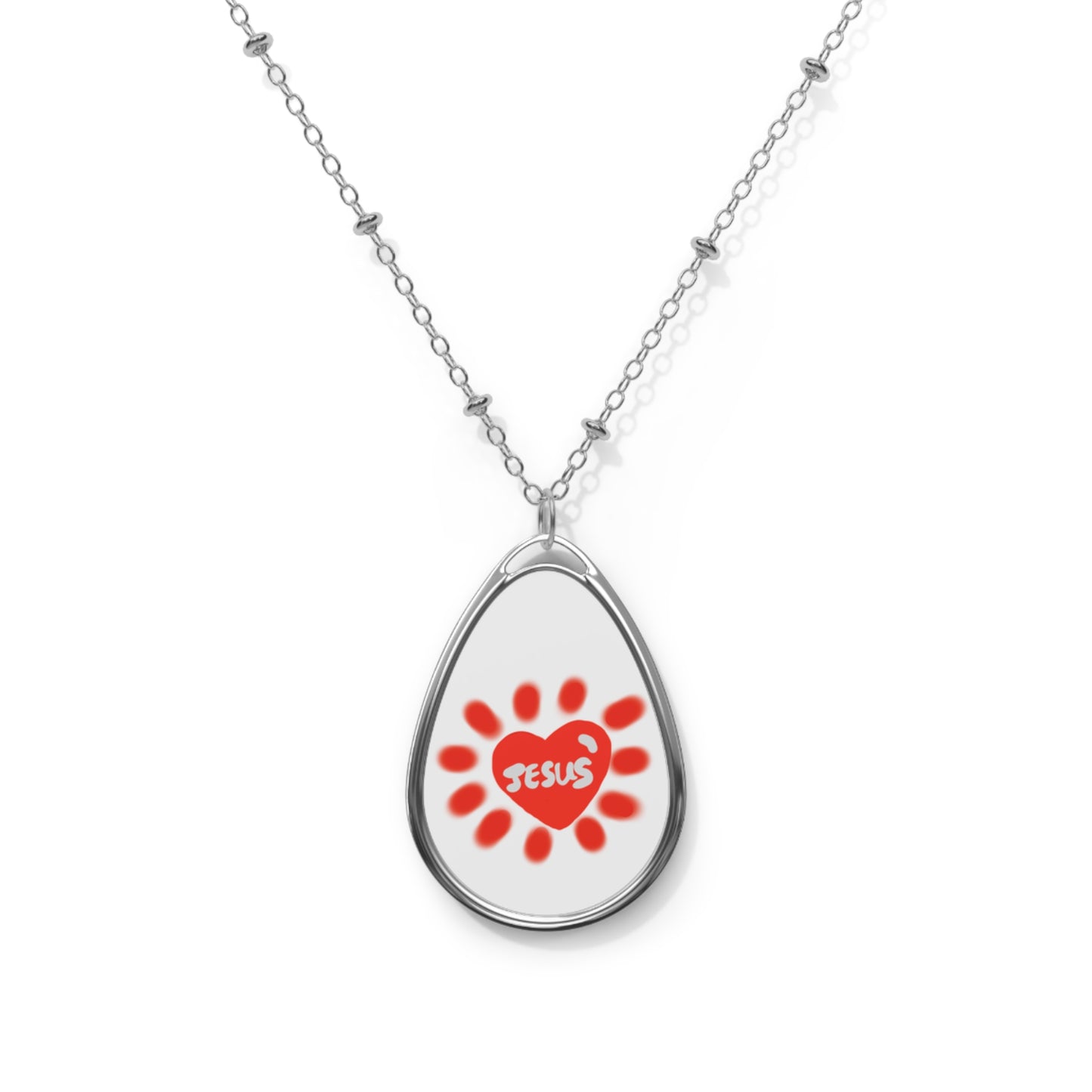 I Love Jesus Heart Necklace