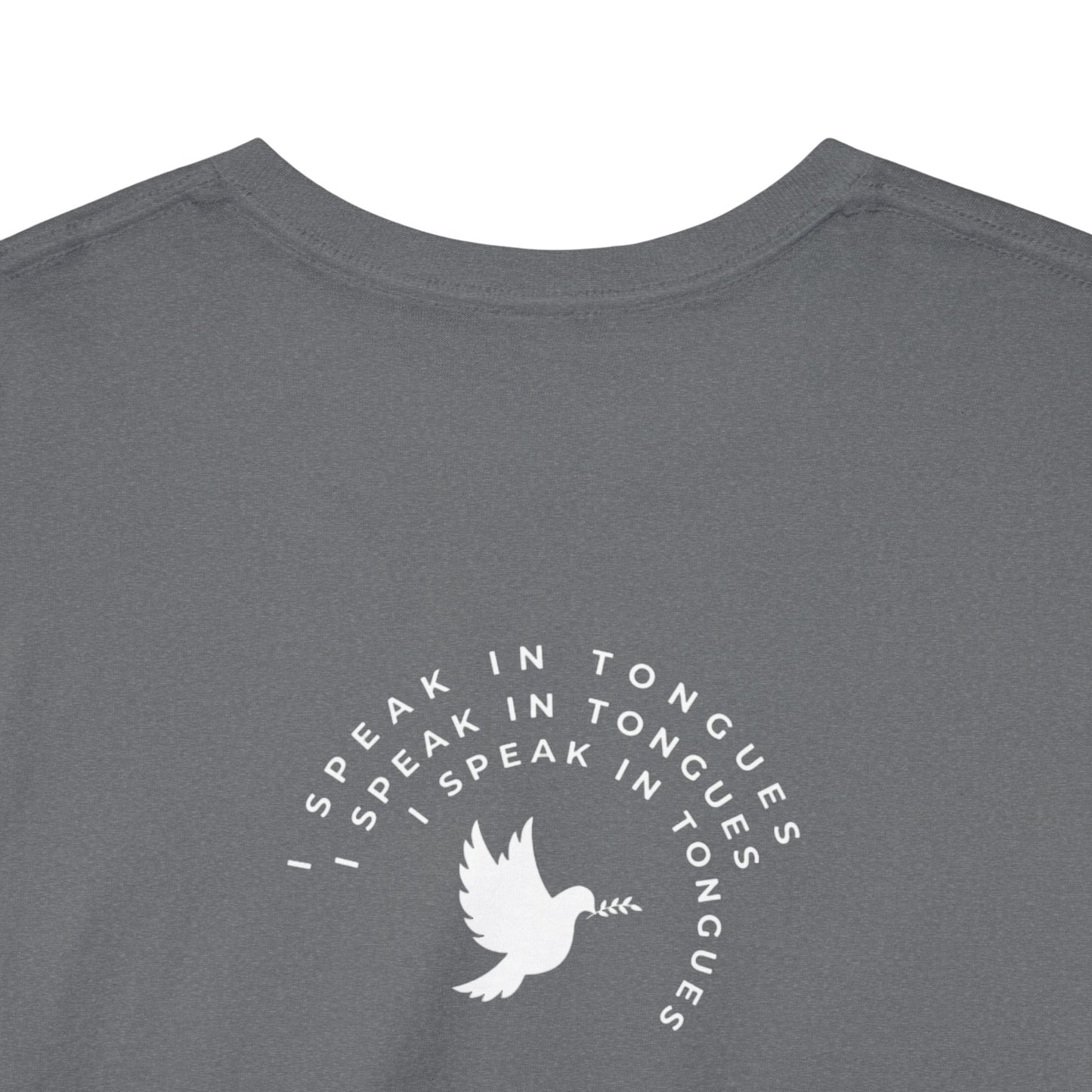 Speak In Tongues White Dove Unisex Cotton T-Shirt