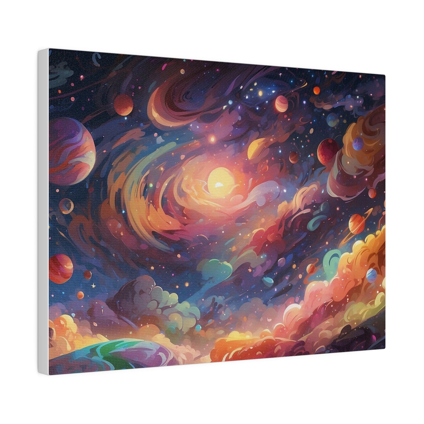 Glorious Galaxy Original Art Matte Canvas