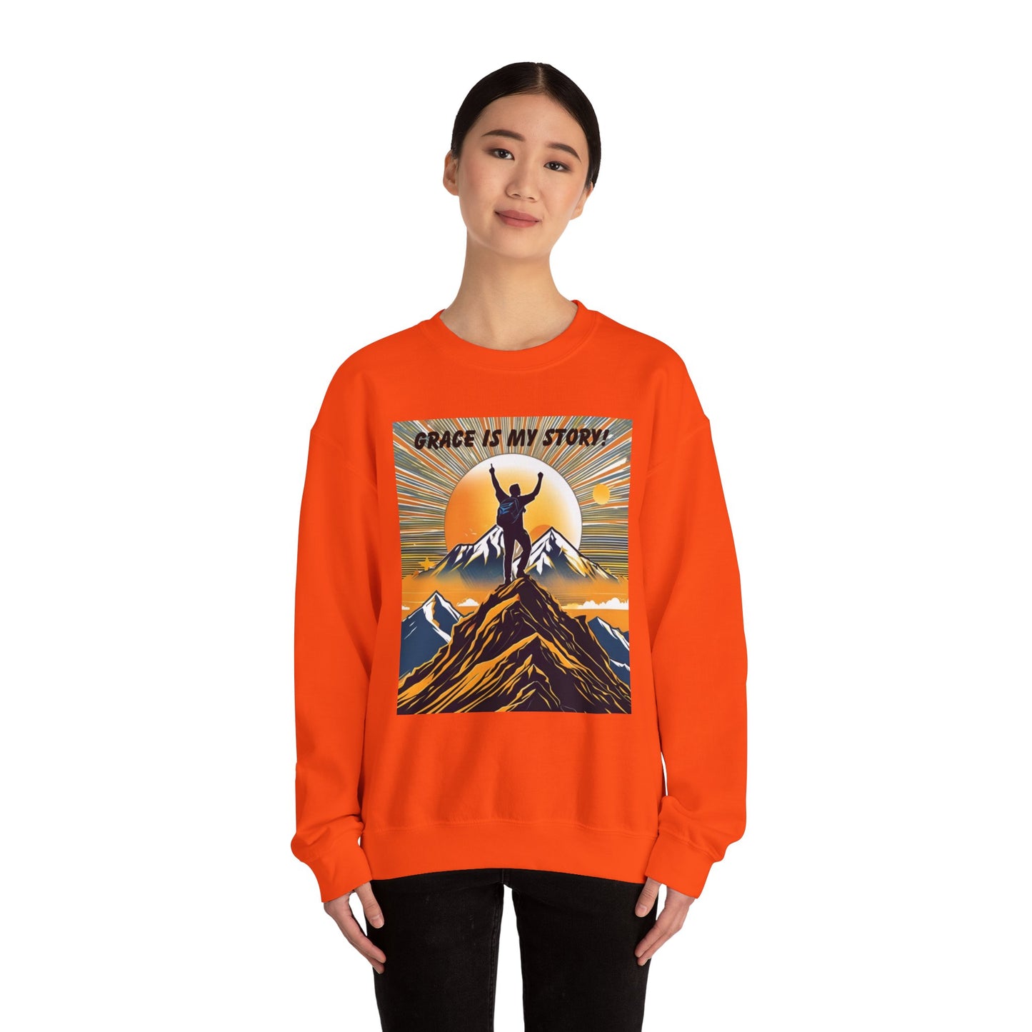 Grace Is My Story Unisex Crewneck Sweatshirt