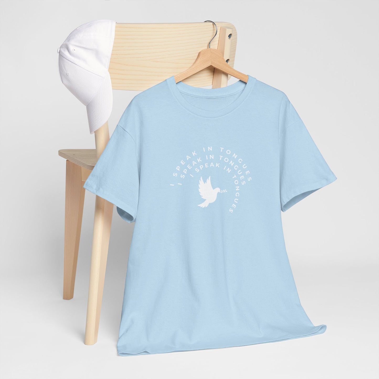 Speak In Tongues White Dove Unisex Cotton T-Shirt