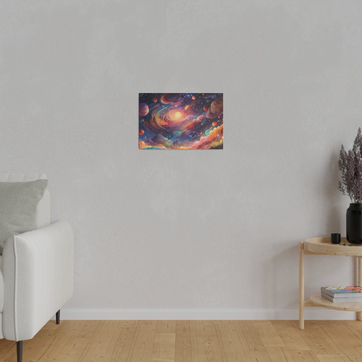 Glorious Galaxy Original Art Matte Canvas