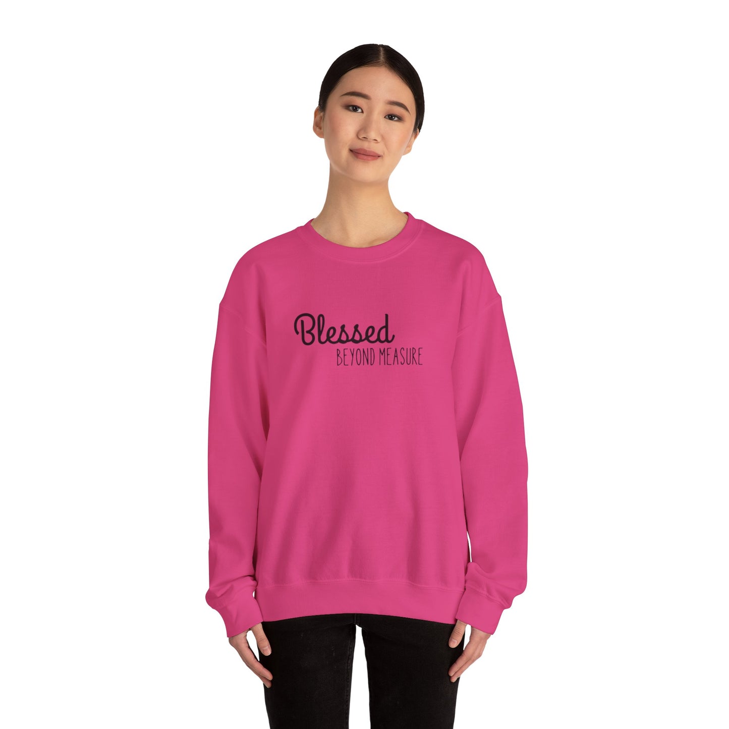 Blessed Beyond Measure Unisex Crewneck Sweatshirt