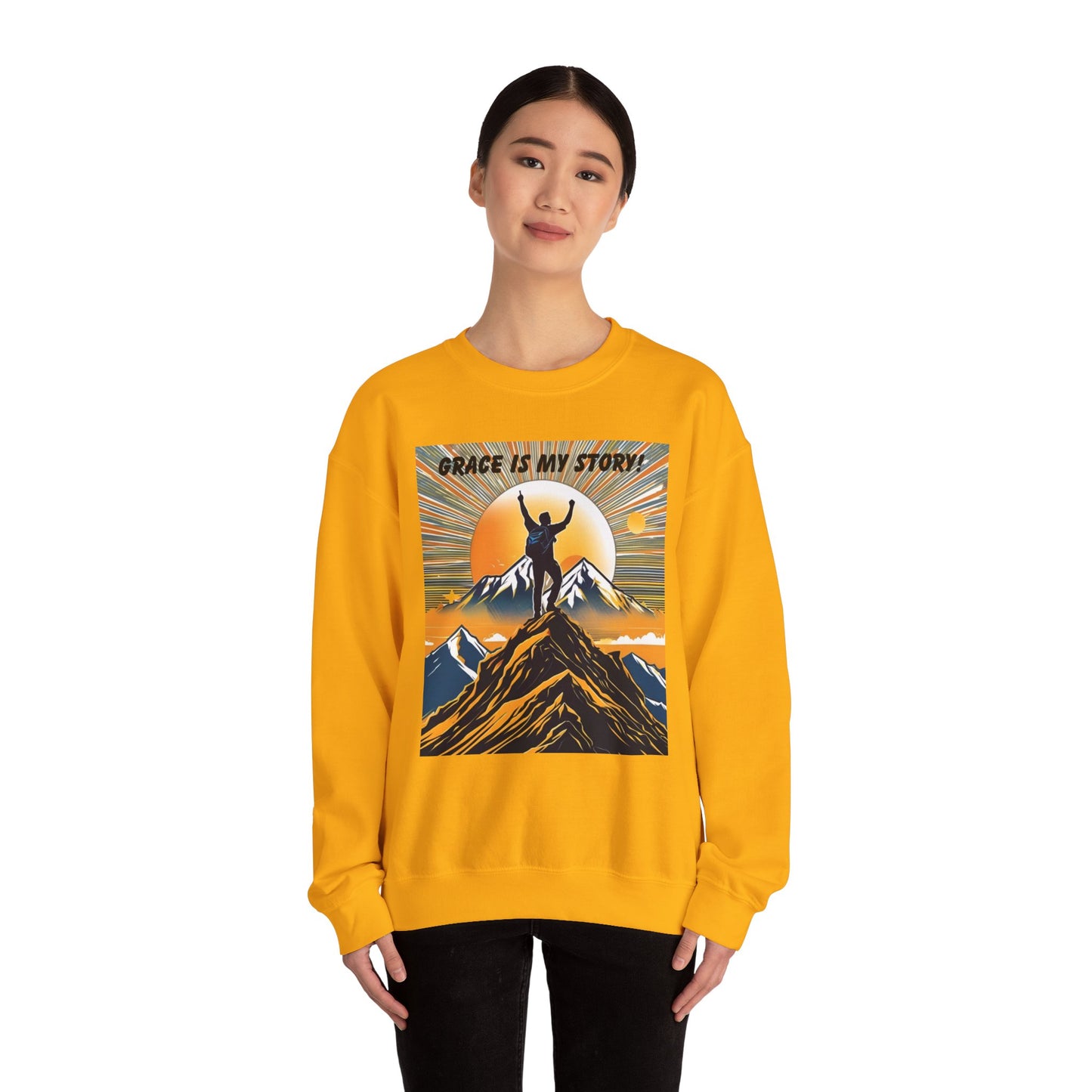 Grace Is My Story Unisex Crewneck Sweatshirt