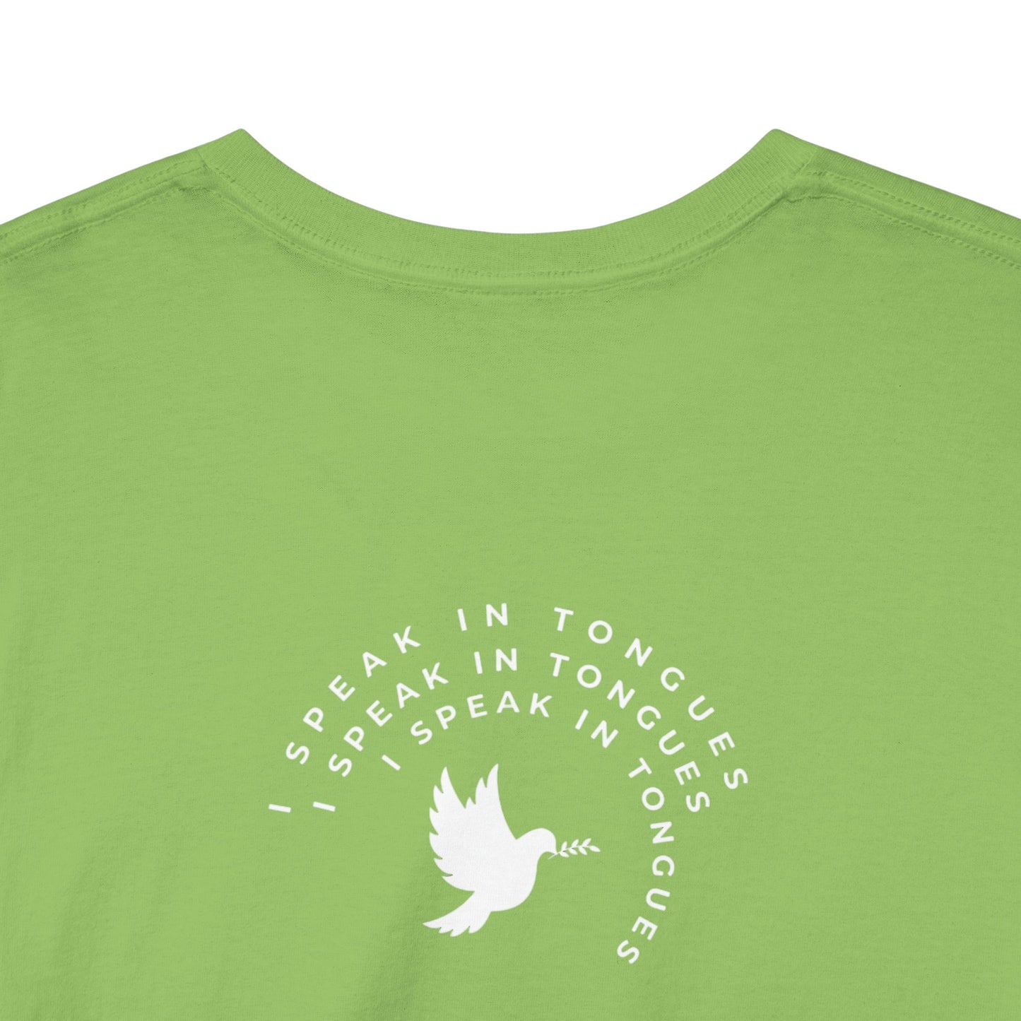 Speak In Tongues White Dove Unisex Cotton T-Shirt