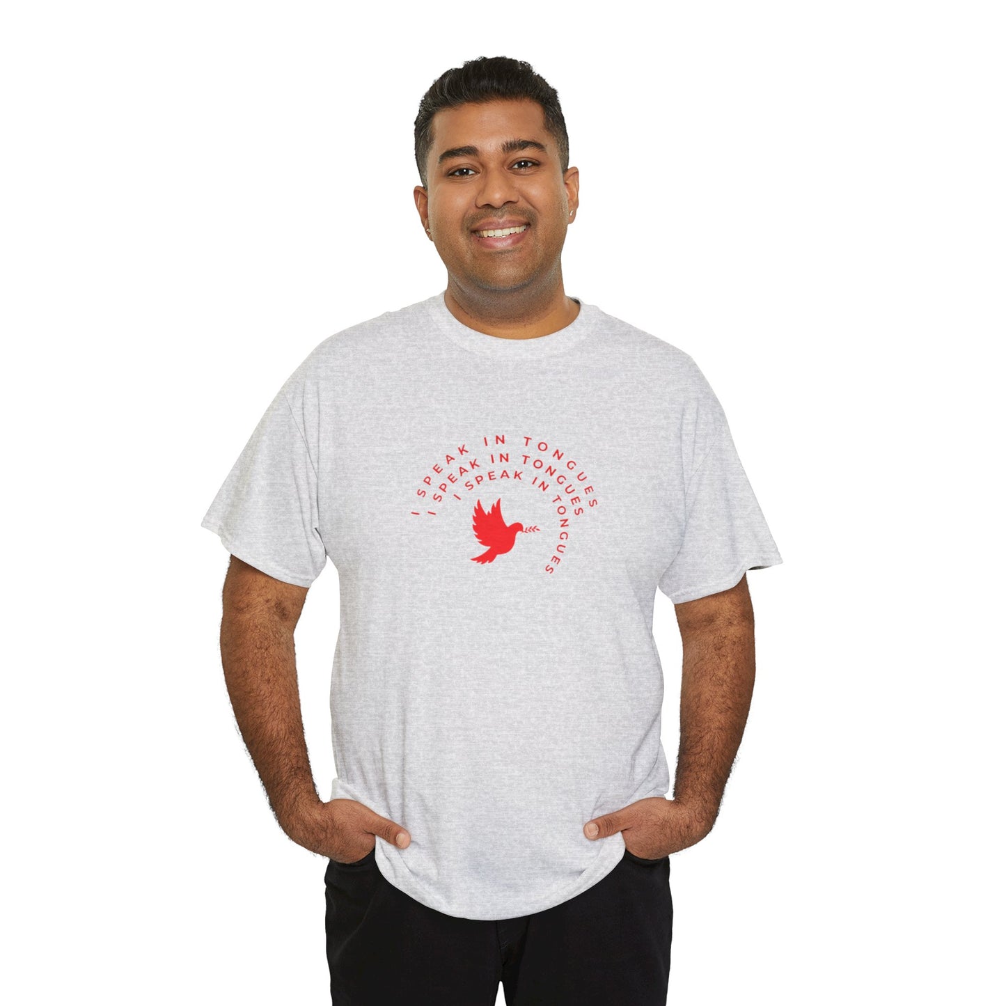 Speak In Tongues Red Dove Unisex Cotton T-Shirt