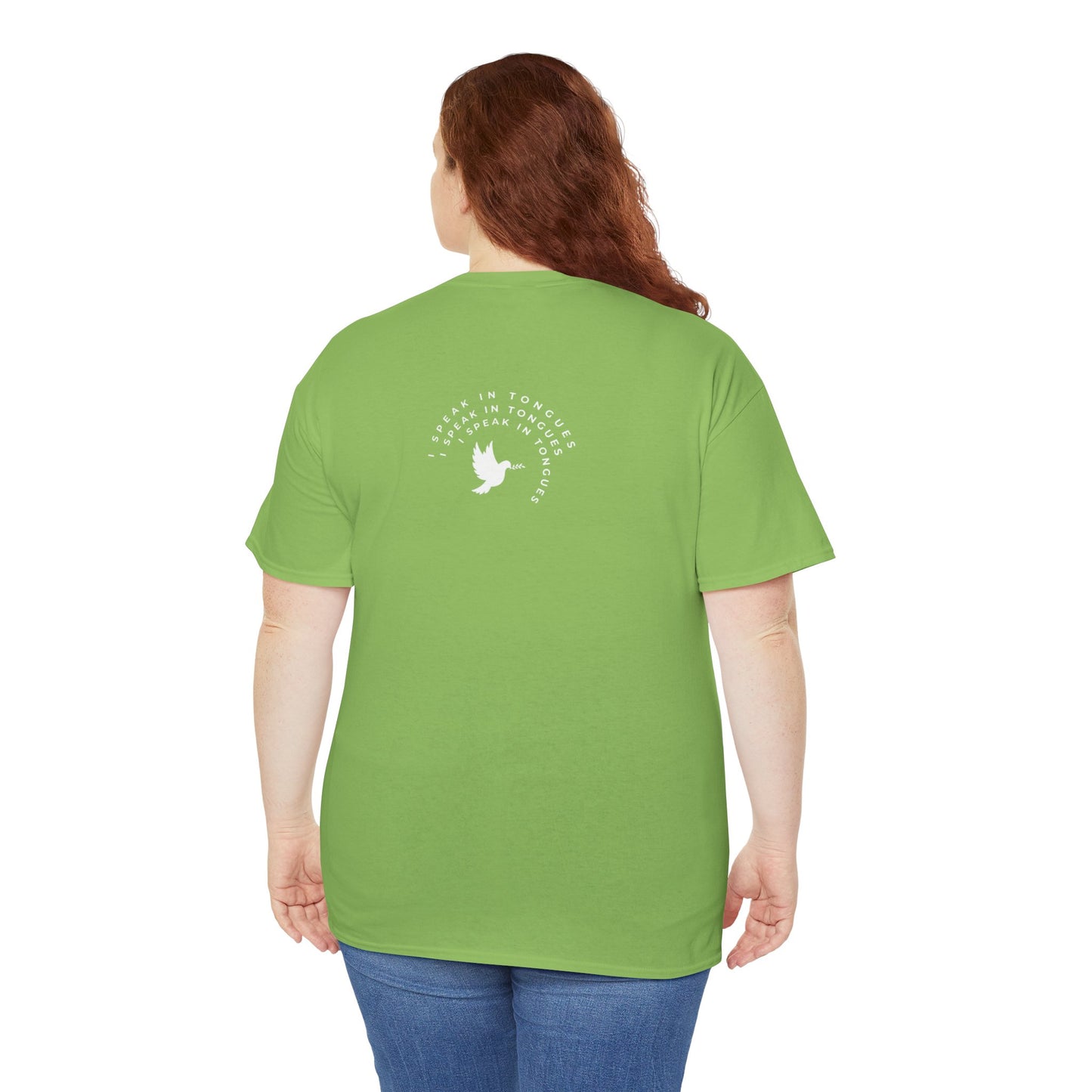 Speak In Tongues White Dove Unisex Cotton T-Shirt