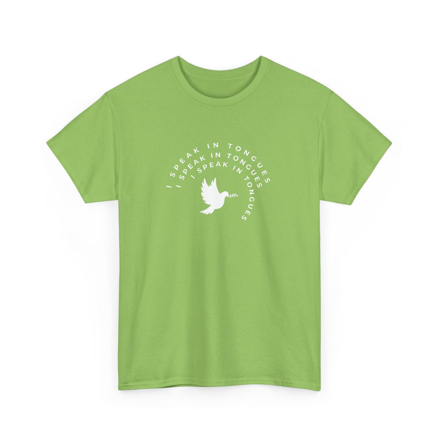 Speak In Tongues White Dove Unisex Cotton T-Shirt