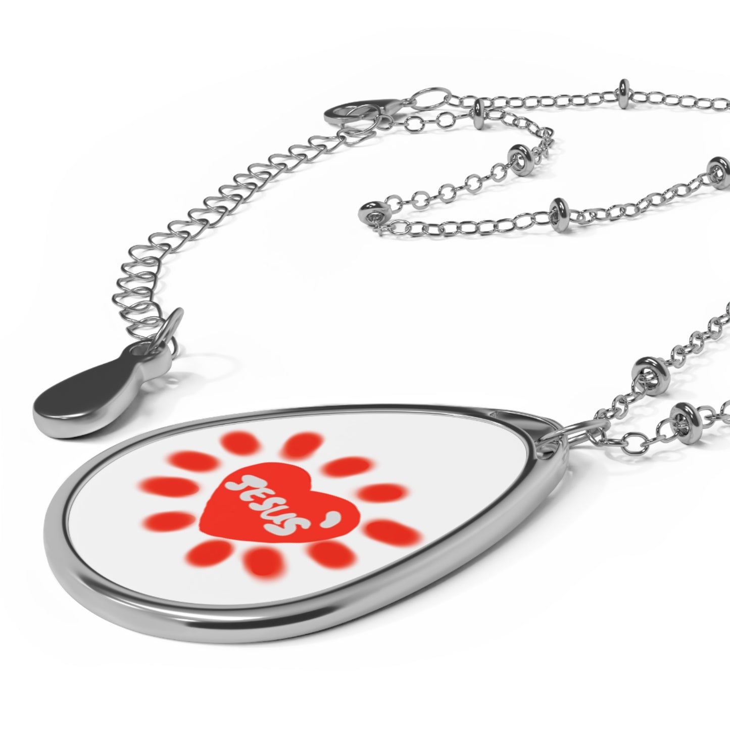 I Love Jesus Heart Necklace