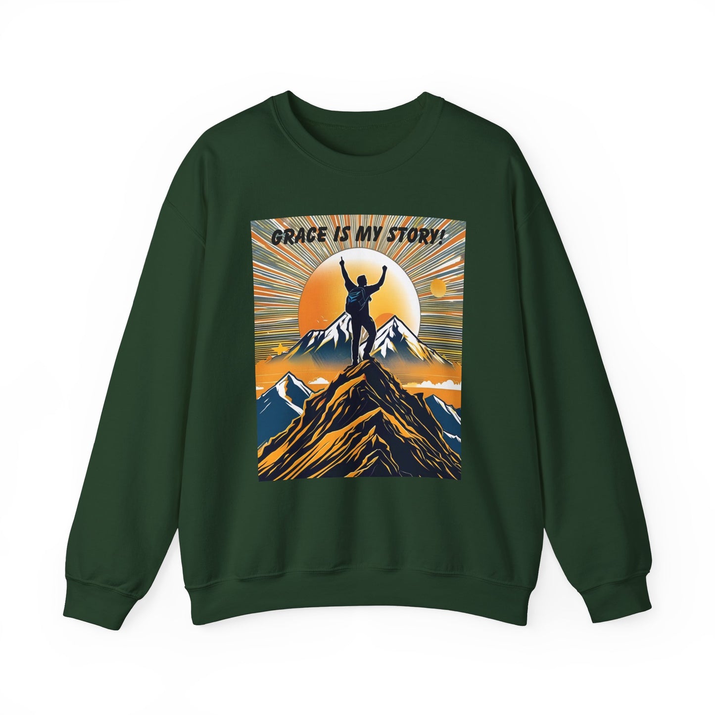 Grace Is My Story Unisex Crewneck Sweatshirt