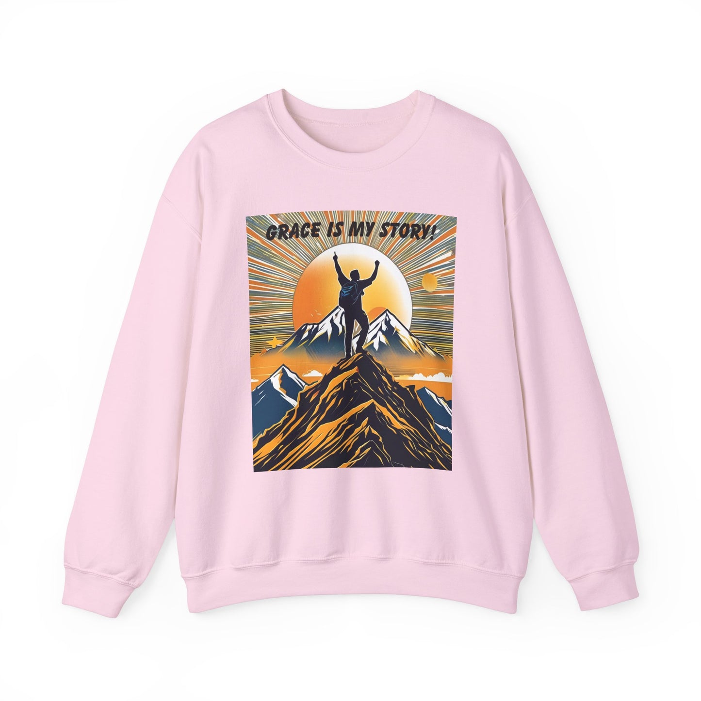 Grace Is My Story Unisex Crewneck Sweatshirt