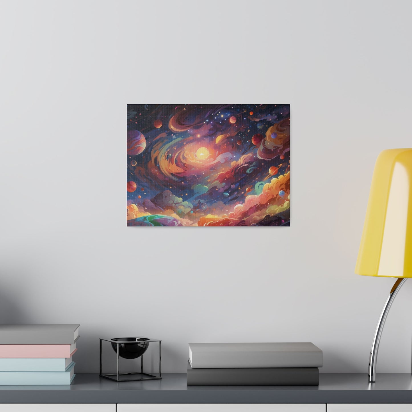 Glorious Galaxy Original Art Matte Canvas