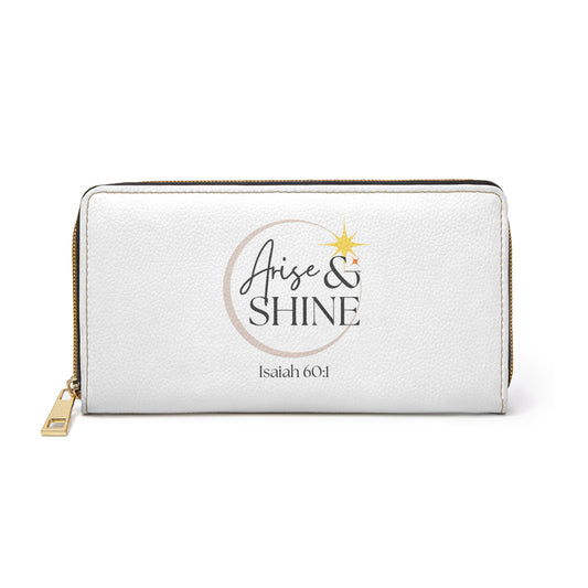 Arise & Shine Zipper Wallet