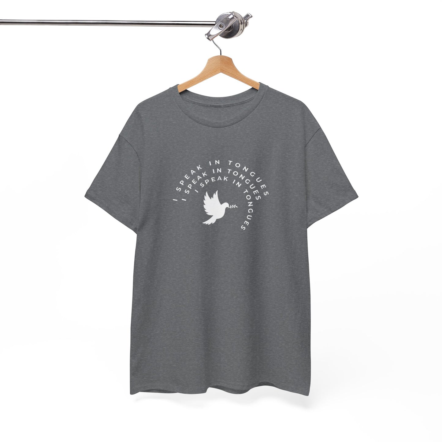 Speak In Tongues White Dove Unisex Cotton T-Shirt