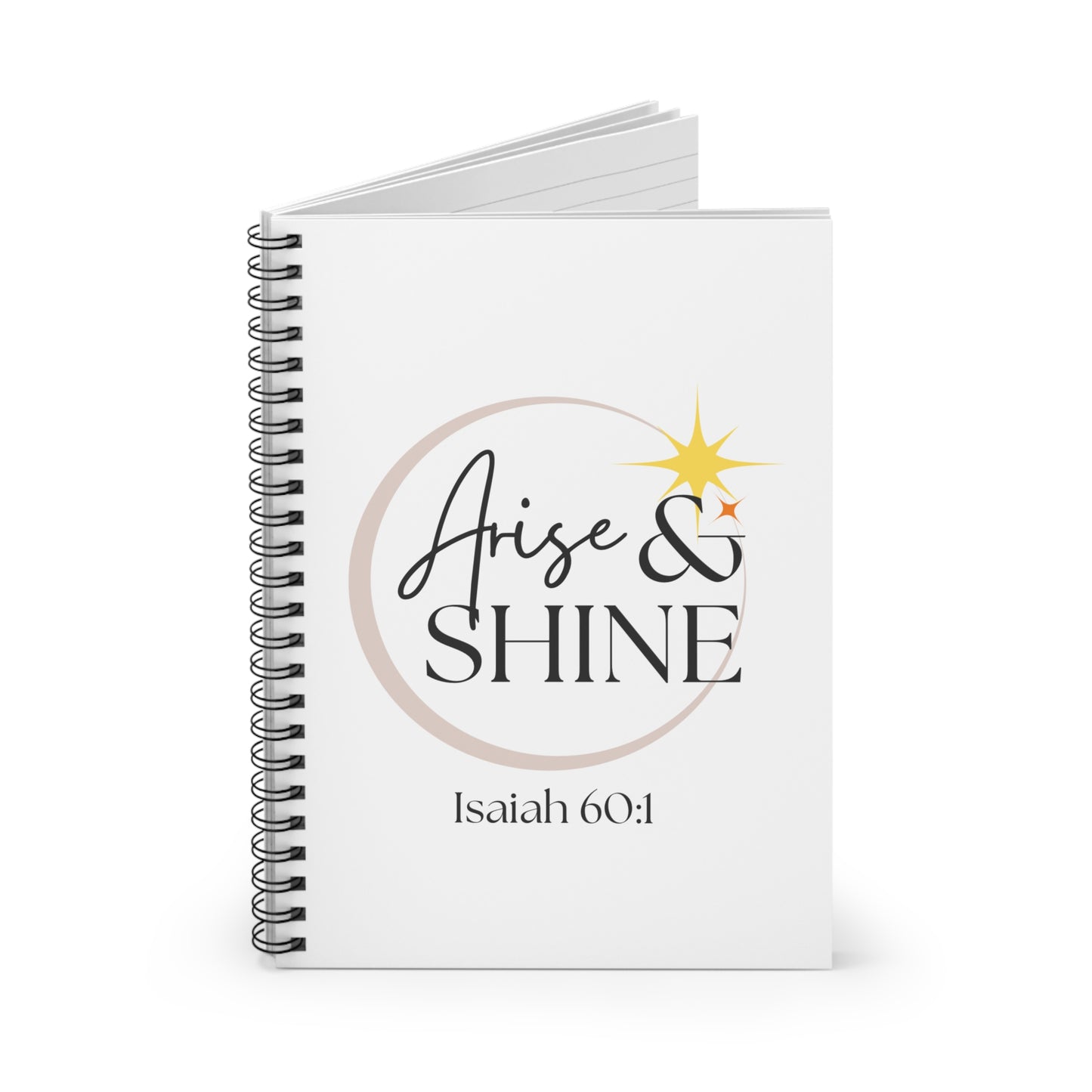 Arise & Shine Ruled Notebook