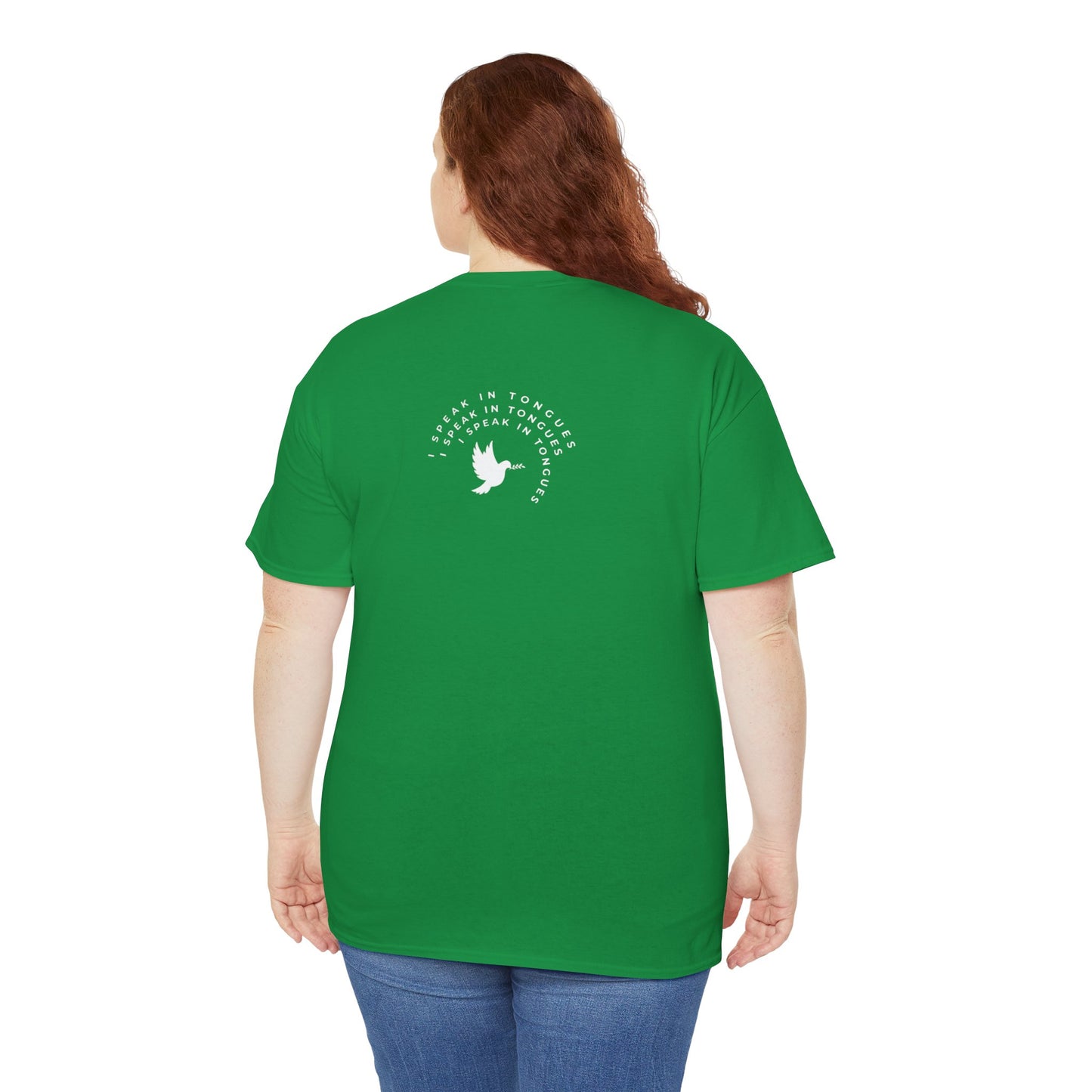 Speak In Tongues White Dove Unisex Cotton T-Shirt