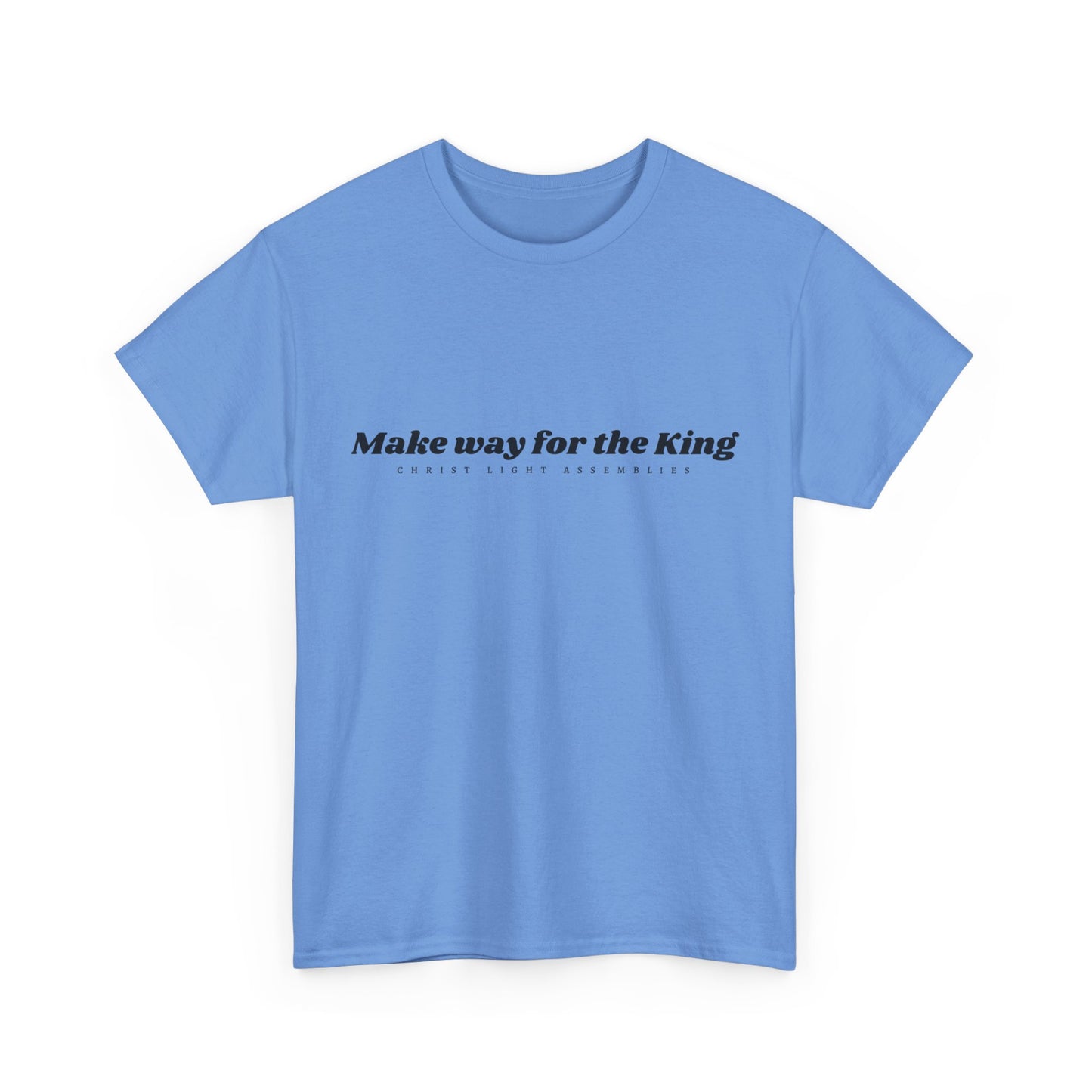 Make Way for the King Unisex Cotton T-Shirt